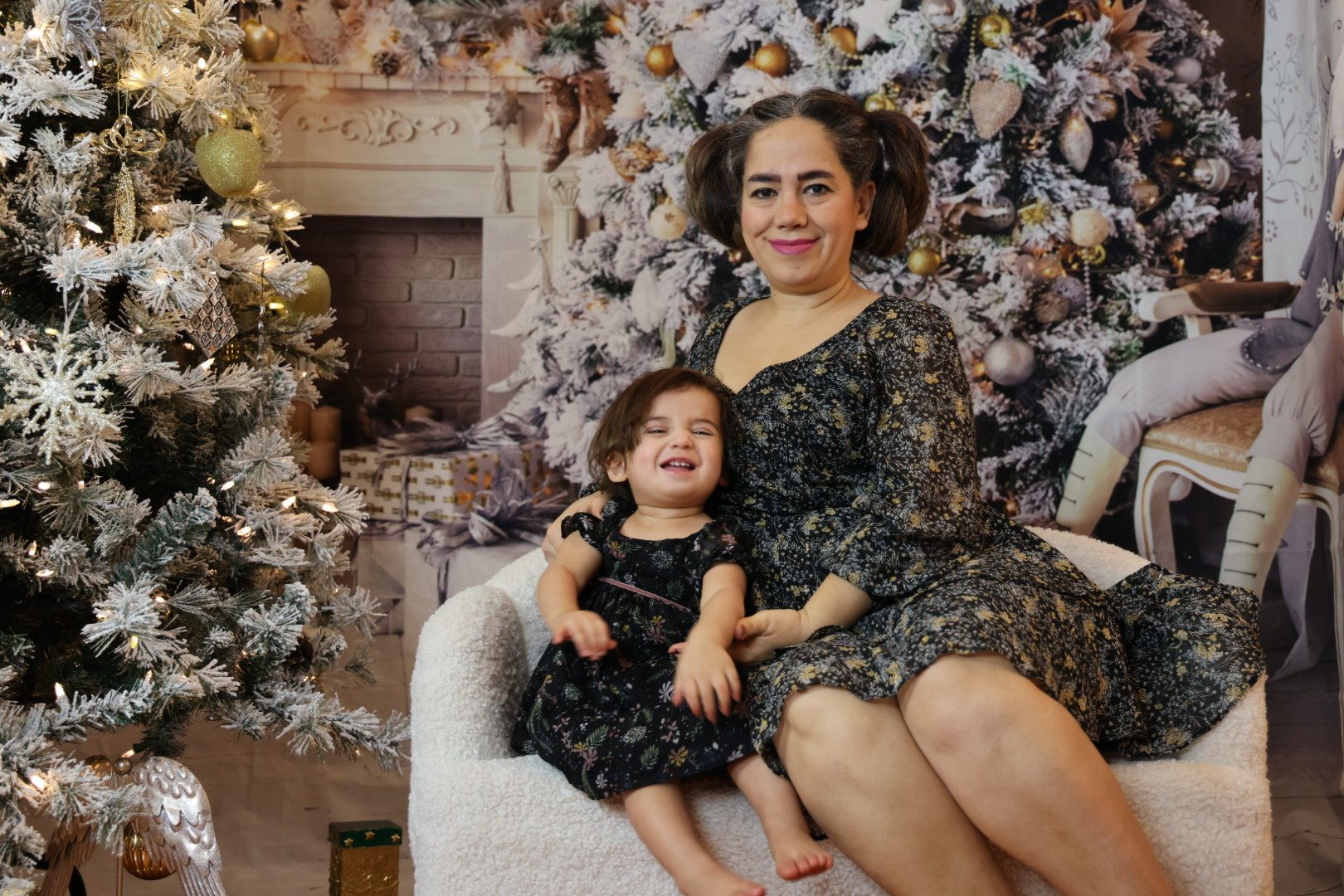 Studio maternity portrait