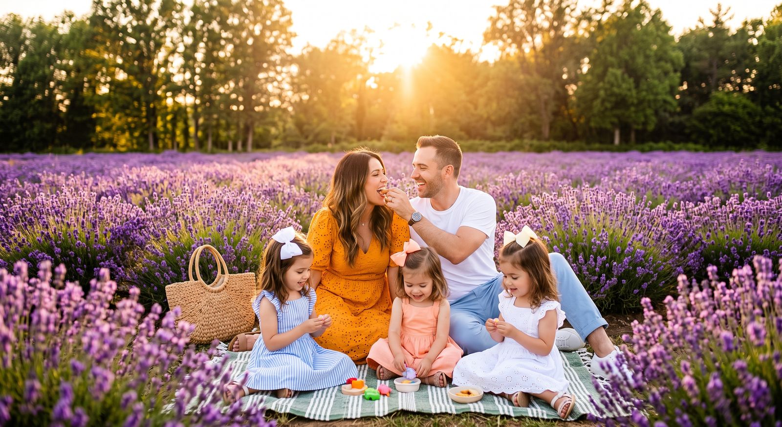 Sunset Outdoor Family Session